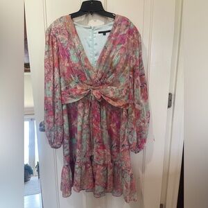 Short, floral Alex Marie. Worn once.